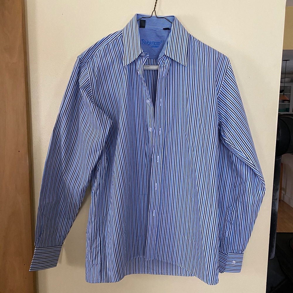 RAGAZZO stripe shirt/straight hem/super condition